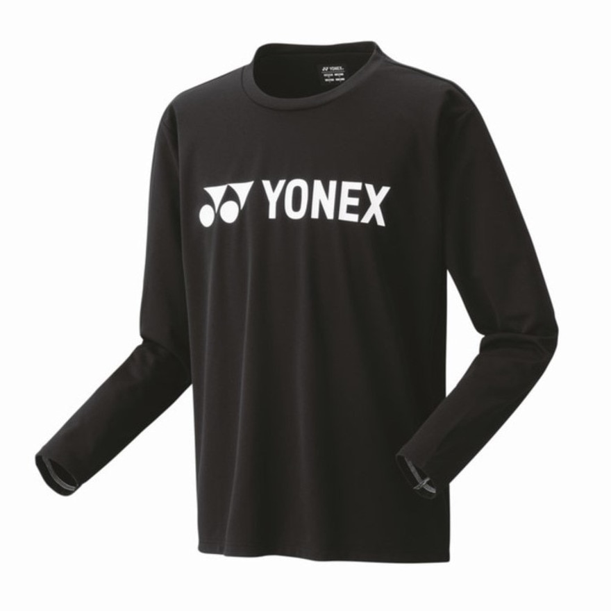 ヨネックス（YONEX）（メンズ、レディース）テニスウェア ユニ長袖Tシャツ 16802-007 速乾 UVカット