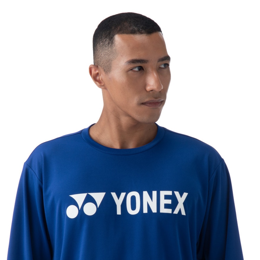 ヨネックス（YONEX）（メンズ、レディース）テニスウェア ユニ長袖Tシャツ 16802-472 速乾 UVカット