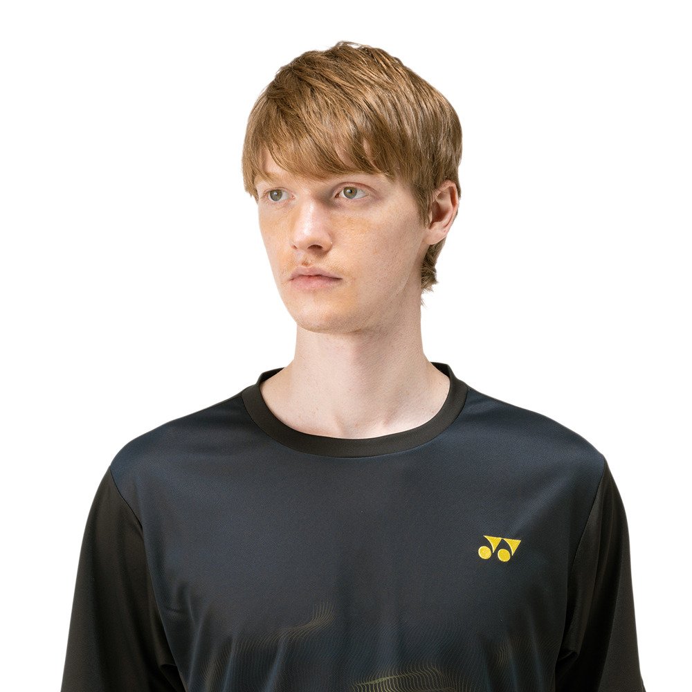 ヨネックス ユニフォーム シャツ テニス ウェア M 黒金 ヨネックス（YONEX）（メンズ）テニスウェア ユニゲームシャツ