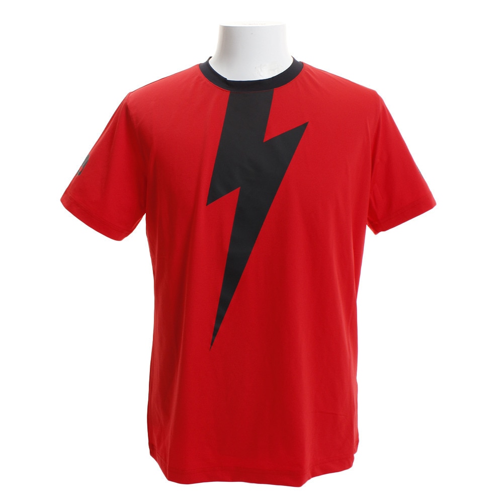 テニス ウェア メンズ Tシャツ 半袖 TECH T-BOLT T00086RED