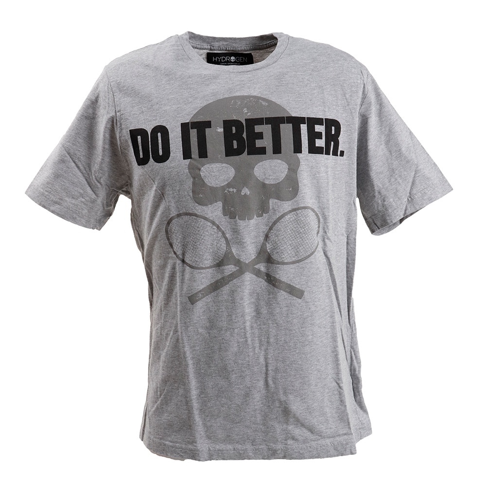 テニス ウェア メンズ Tシャツ 半袖 DO IT BETTER T00090GREY