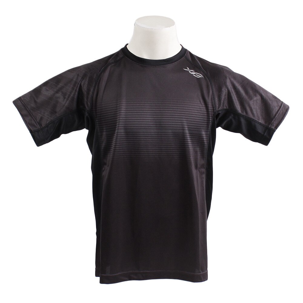  Tシャツ メンズ 半袖 ドライプラス グラフィック 732G9ES3503 BLK