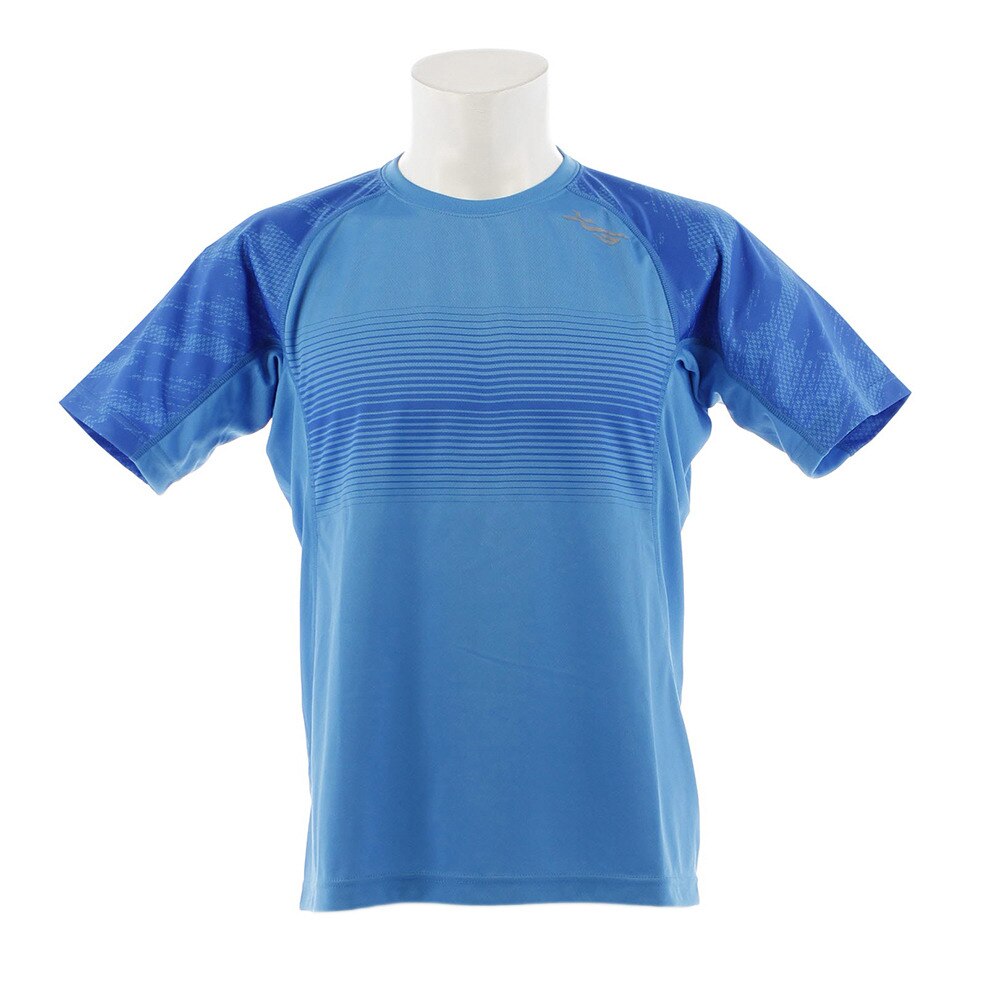  Tシャツ メンズ 半袖 ドライプラス グラフィック 732G9ES3503 SAX