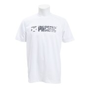 パシフィック（PACIFIC）（メンズ）テニス Tシャツ メンズ 半袖 ドライプラス ロゴ PT19SM701 WHT