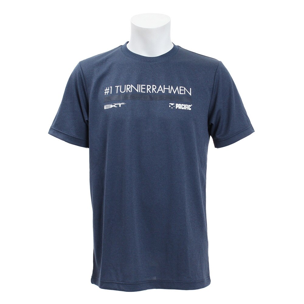  Tシャツ メンズ 半袖 ドライプラス TURNIE PT19SM702 NVY