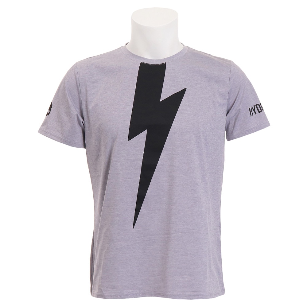 テニス ウェア メンズ Tシャツ 半袖 サンダーボルト テク T00086 GREY