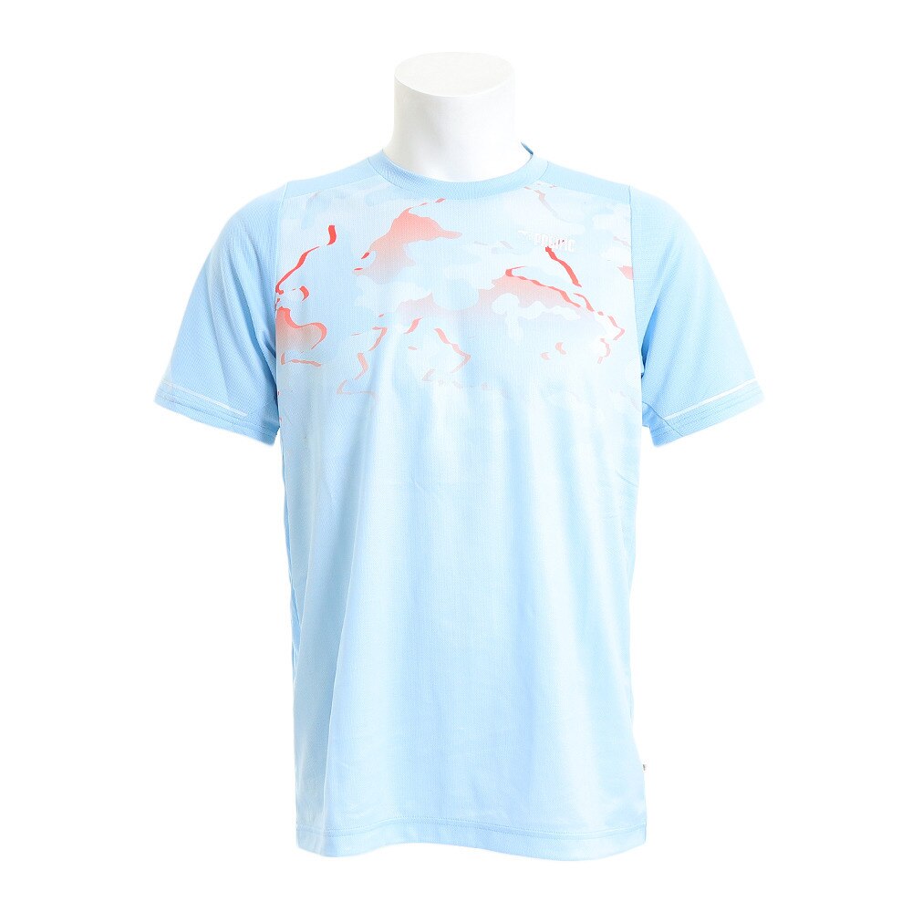 Tシャツ メンズ 半袖 ドライプラス カモフラージュ柄 PT19FM454 LBLU