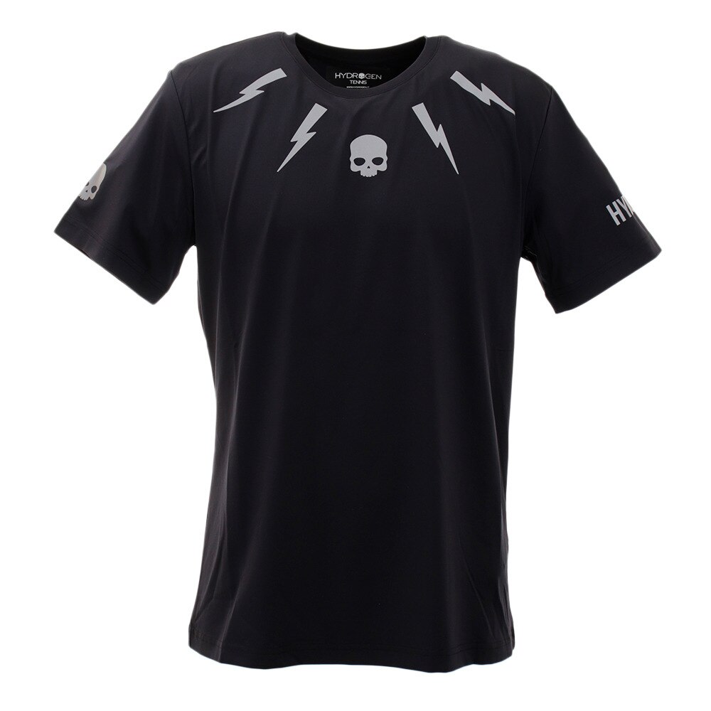 テニス ウェア メンズ Tシャツ TECH STORM 半袖Tシャツ T00120 BLK/SIV