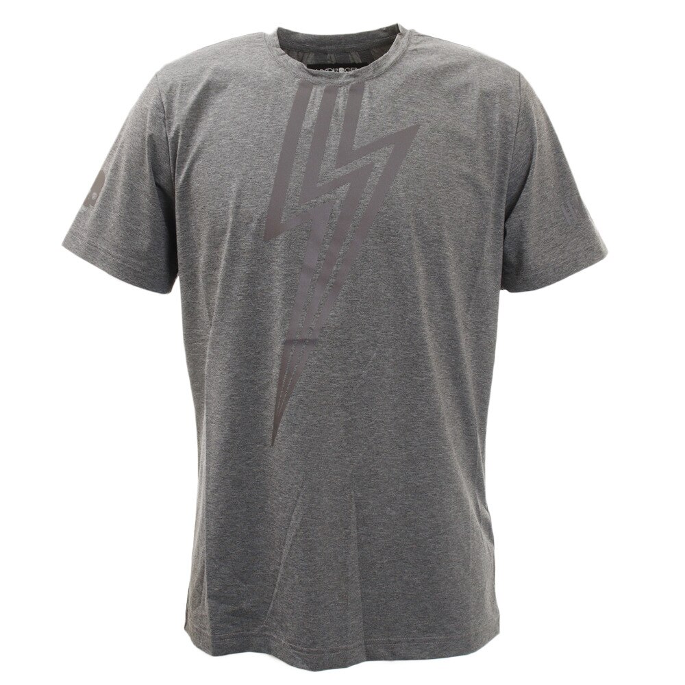 テニス ウェア メンズ Tシャツ 半袖 FLASH TECH T00122 GRY/SIV画像