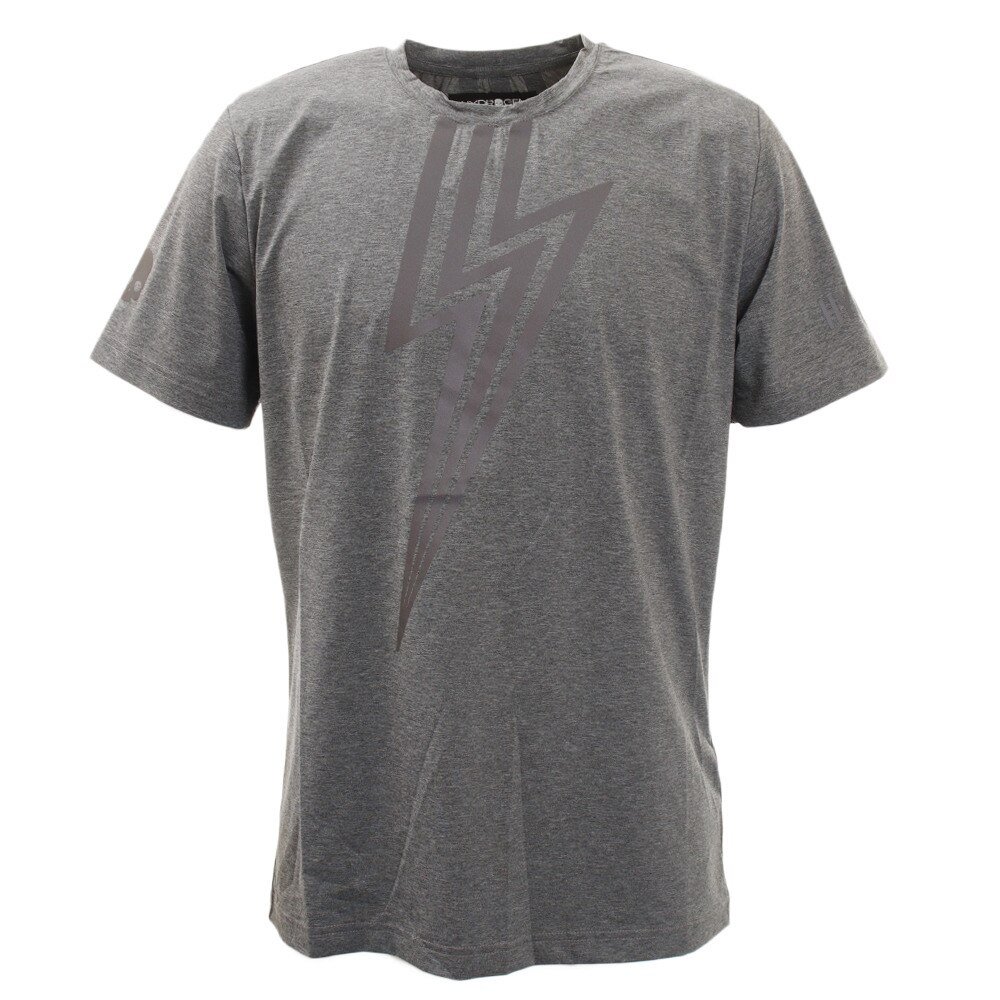 テニス ウェア メンズ Tシャツ 半袖 FLASH TECH T00122 GRY/SIV