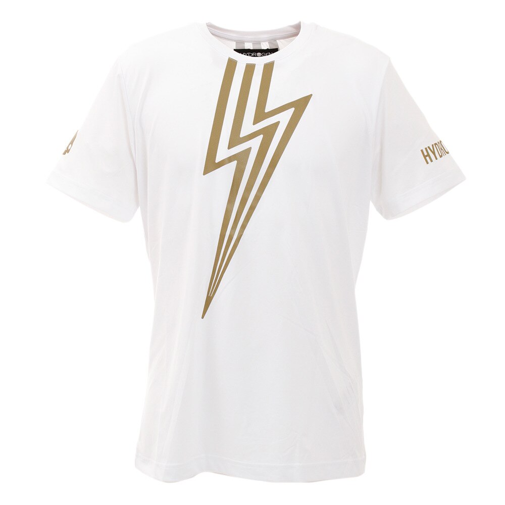 テニス ウェア メンズ Tシャツ FLASH TECH 半袖Tシャツ T00122 WHT/GLD