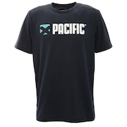 パシフィック（PACIFIC）（メンズ）テニス Tシャツ メンズ 半袖 ドライプラス ロゴ PT20SM601 NVY
