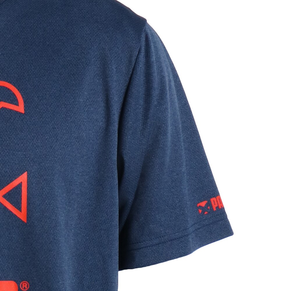 パシフィック（PACIFIC）（メンズ）テニス Tシャツ メンズ 半袖 ドライプラスヒートスクリーン ICON PT20SM602 NVY