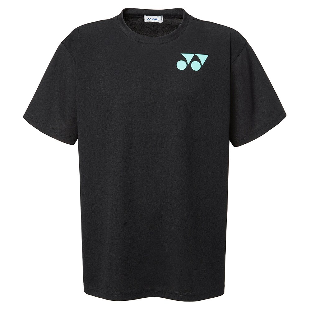テニスウェア Tシャツ メンズ RWX20001-007 半袖 吸汗速乾 ワンポイントロゴ ブラック