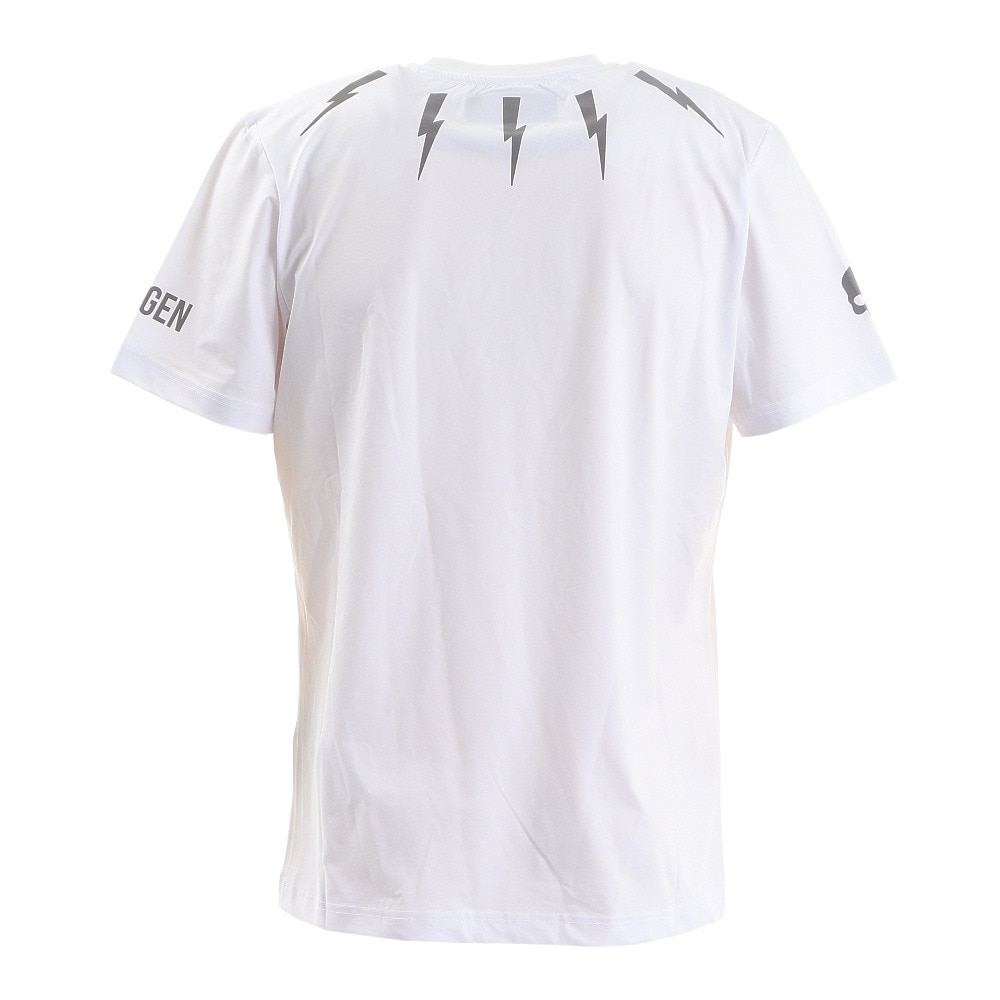 ハイドロゲン（HYDROGEN）（メンズ）テックストーム 半袖Tシャツ T00120 WHT