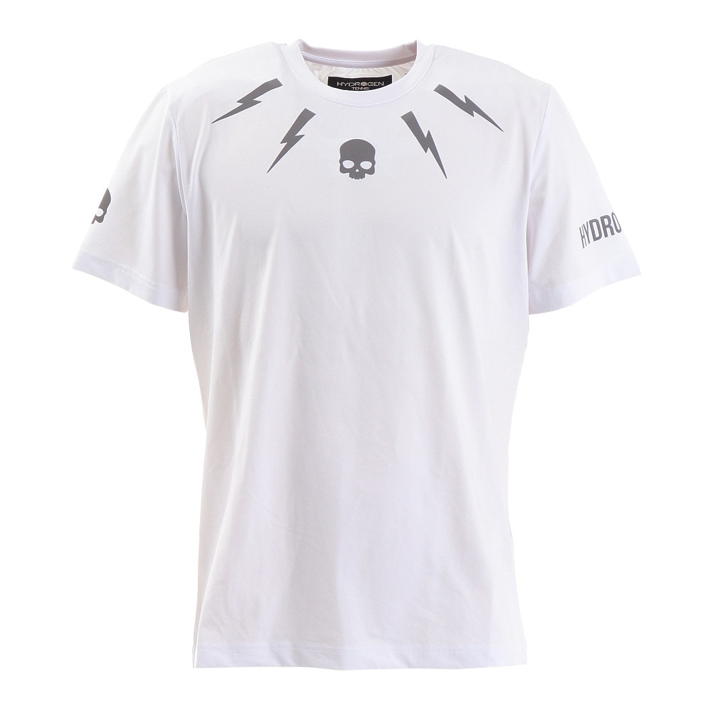 ハイドロゲン（HYDROGEN）（メンズ）テックストーム 半袖Tシャツ T00120 WHT