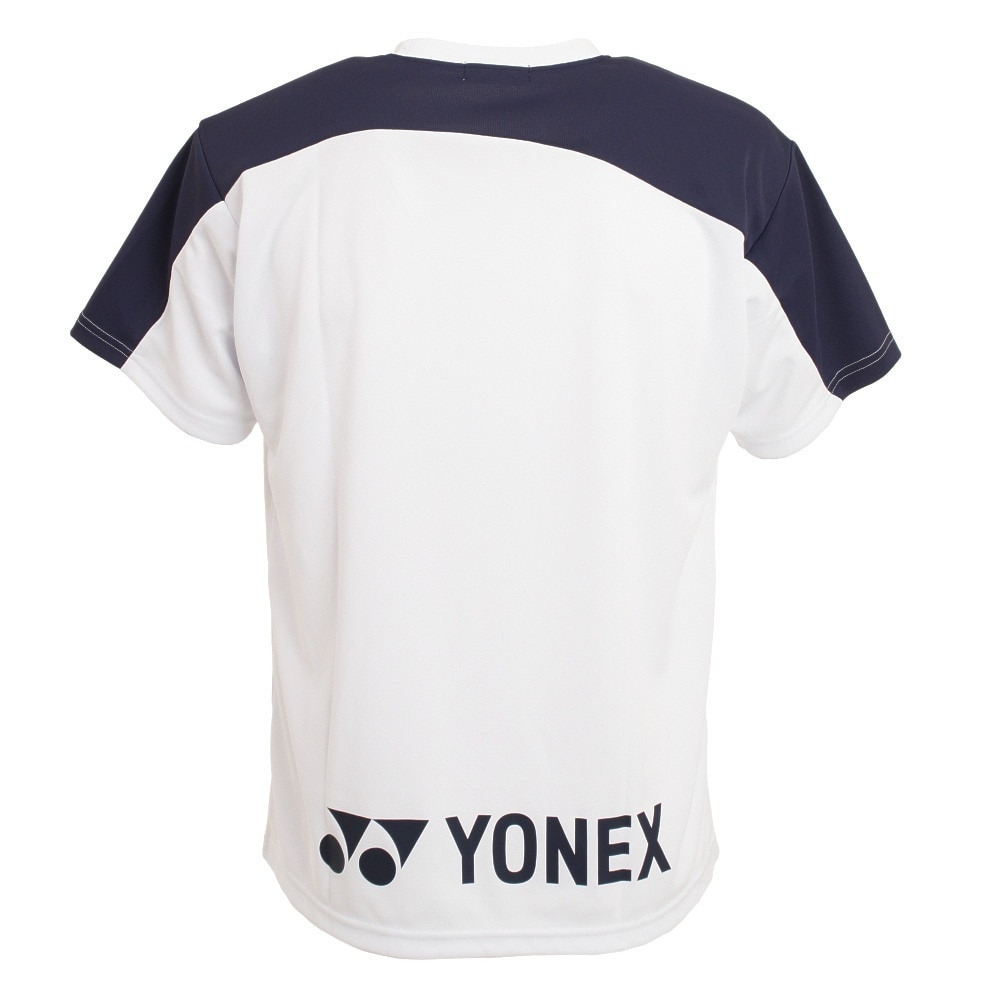 ヨネックス（YONEX）（メンズ）テニスウェア 切替し半袖Tシャツ RWX21006-011 バドミントンウェア  スポーツ用品はスーパースポーツゼビオ