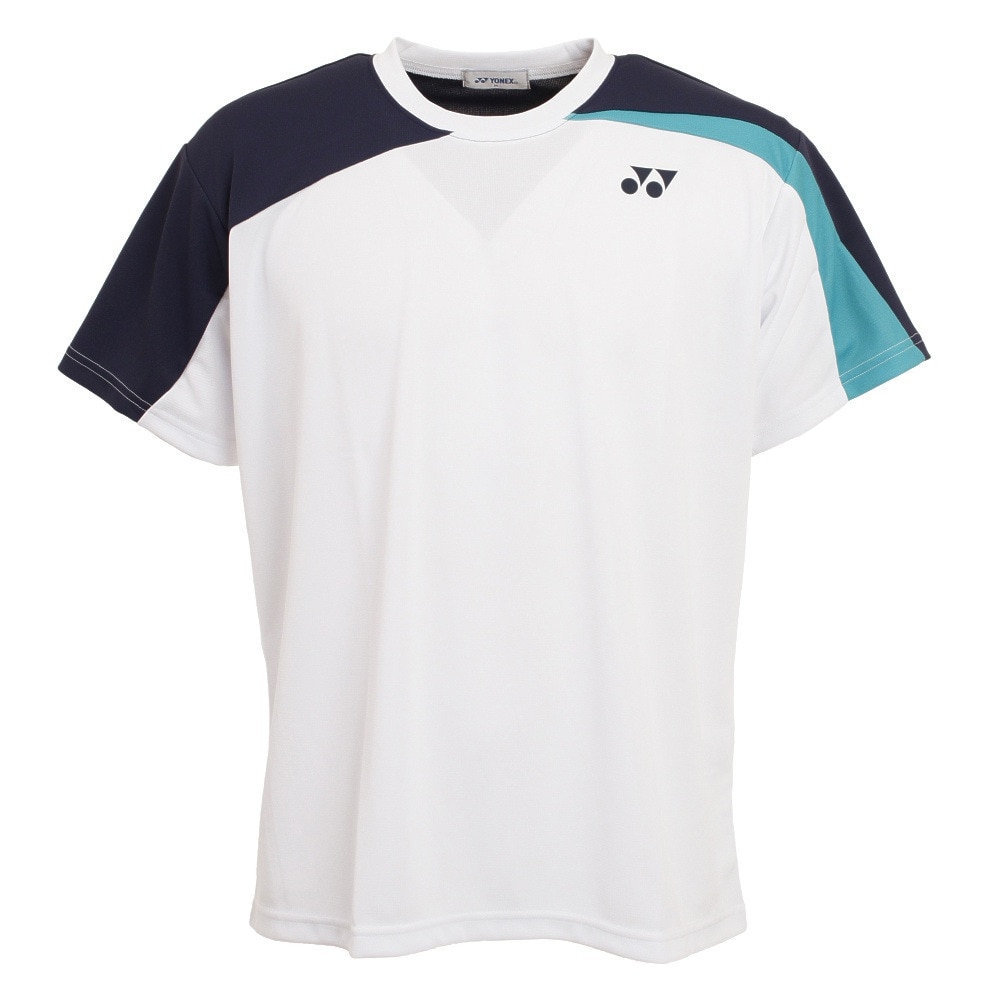 ヨネックス（YONEX）（メンズ）テニスウェア 切替し半袖Tシャツ RWX21006-011 バドミントンウェア  スポーツ用品はスーパースポーツゼビオ