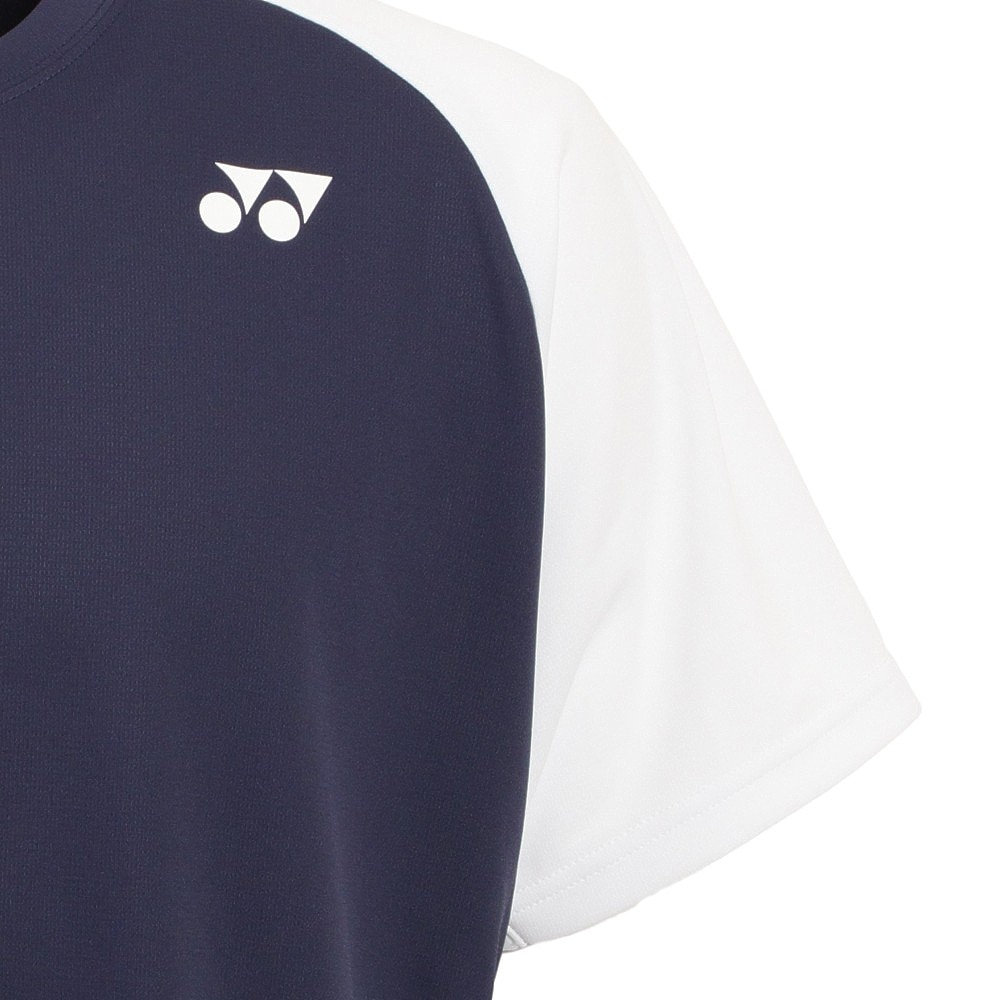 ヨネックス（YONEX）（メンズ）テニスウェア 切替し半袖Tシャツ RWX21007-019 バドミントンウェア