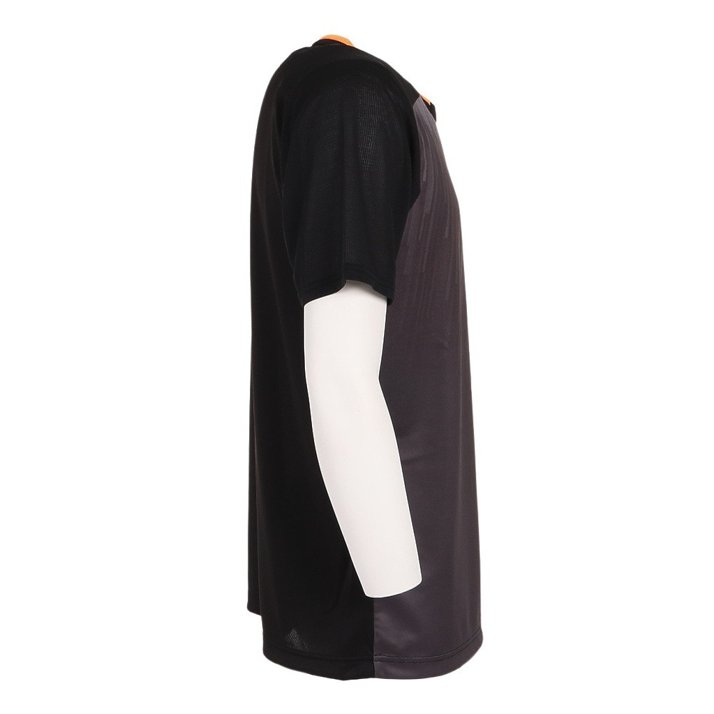 パシフィック（PACIFIC）（メンズ）テニスウェア ドライプラス昇華 プリントTシャツ PT21SM401 BLK 速乾