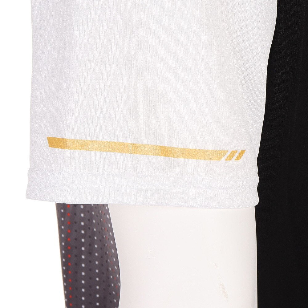 パシフィック（PACIFIC）（メンズ）テニスウェア ドライプラス昇華 プリントTシャツ PT21SM401 BLK 速乾