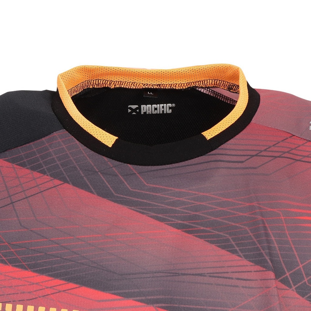 パシフィック（PACIFIC）（メンズ）テニスウェア ドライプラス昇華 プリントTシャツ PT21SM402 BLK