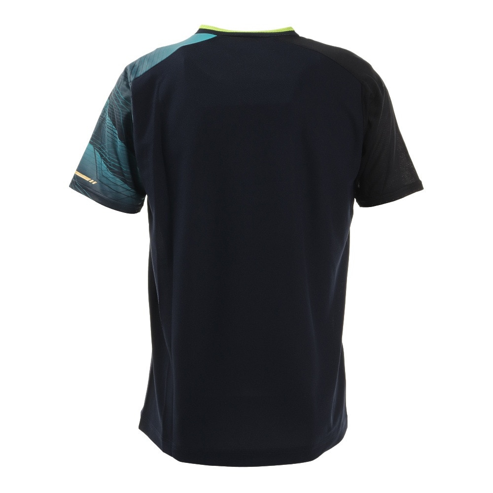 パシフィック（PACIFIC）（メンズ）テニスウェア ドライプラス昇華 プリントTシャツ PT21SM402 NVY
