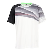 パシフィック（PACIFIC）（メンズ）テニスウェア ドライプラス昇華 プリントTシャツ PT21SM402 WHT