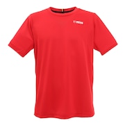 パシフィック（PACIFIC）（メンズ）テニスウェア ドライプラス ワンポイント 半袖Tシャツ PT21FM404 RED