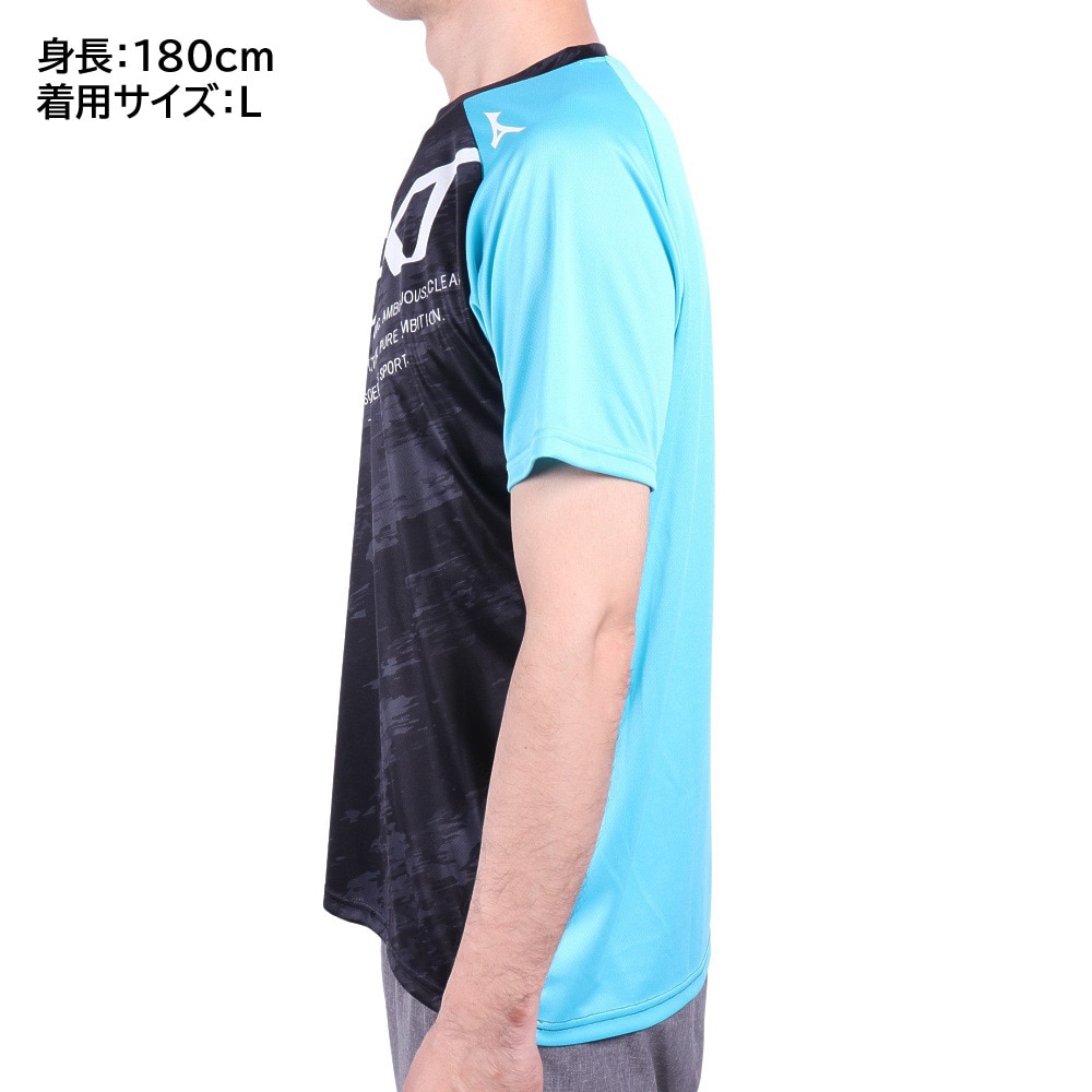 ミズノ（MIZUNO）（メンズ）テニスウェア Tシャツ 62JA2Z1390 速乾