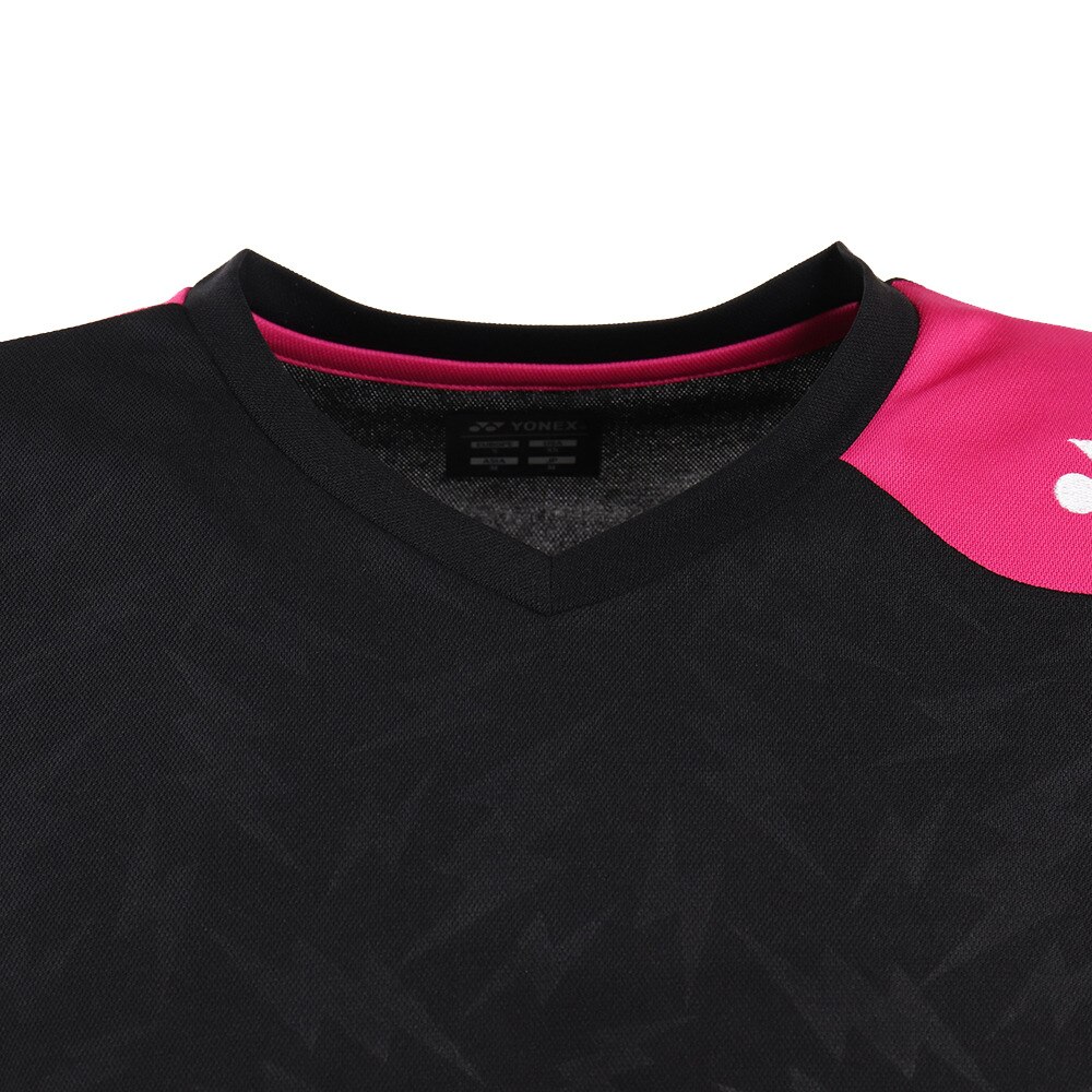 ヨネックス（YONEX）（メンズ、レディース）テニスウェア ユニゲームシャツ 10464-007 バドミントンウェア 速乾 UVカット