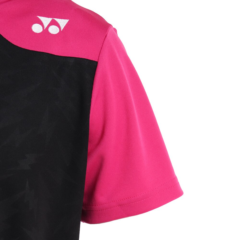 ヨネックス（YONEX）（メンズ、レディース）テニスウェア ユニゲームシャツ 10464-007 バドミントンウェア 速乾 UVカット