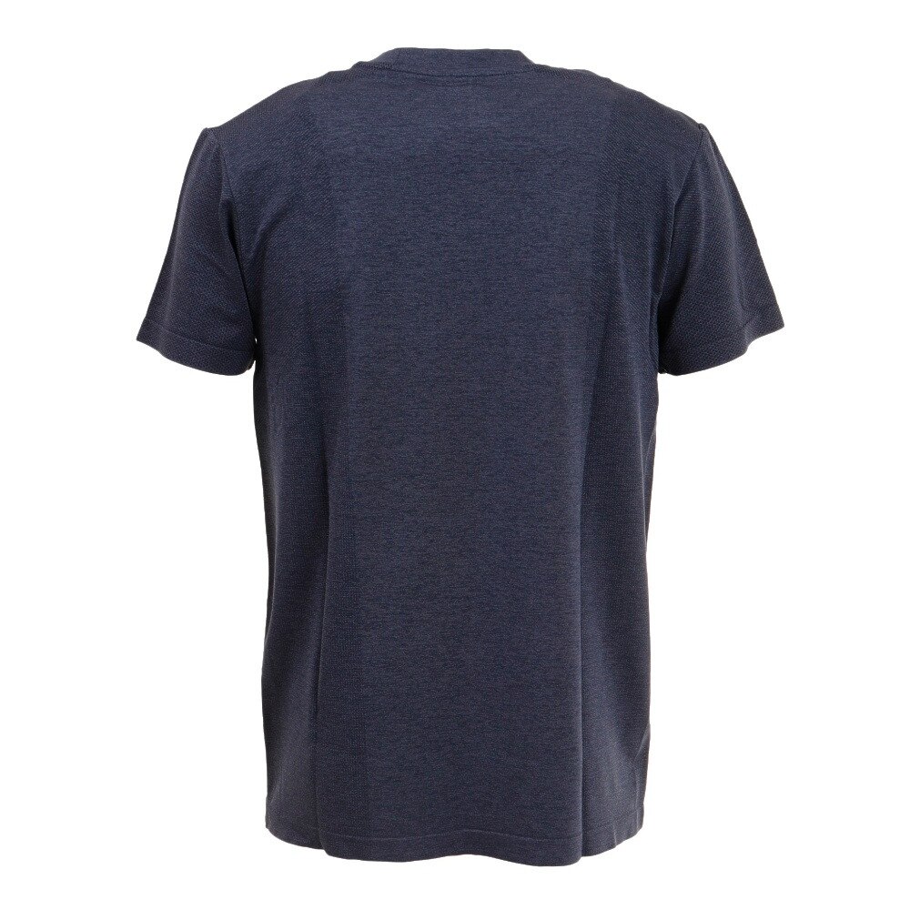 PG（メンズ）テニスウェア 冷感 ジャガード半袖Tシャツ 732PG2TJ7600 NVY