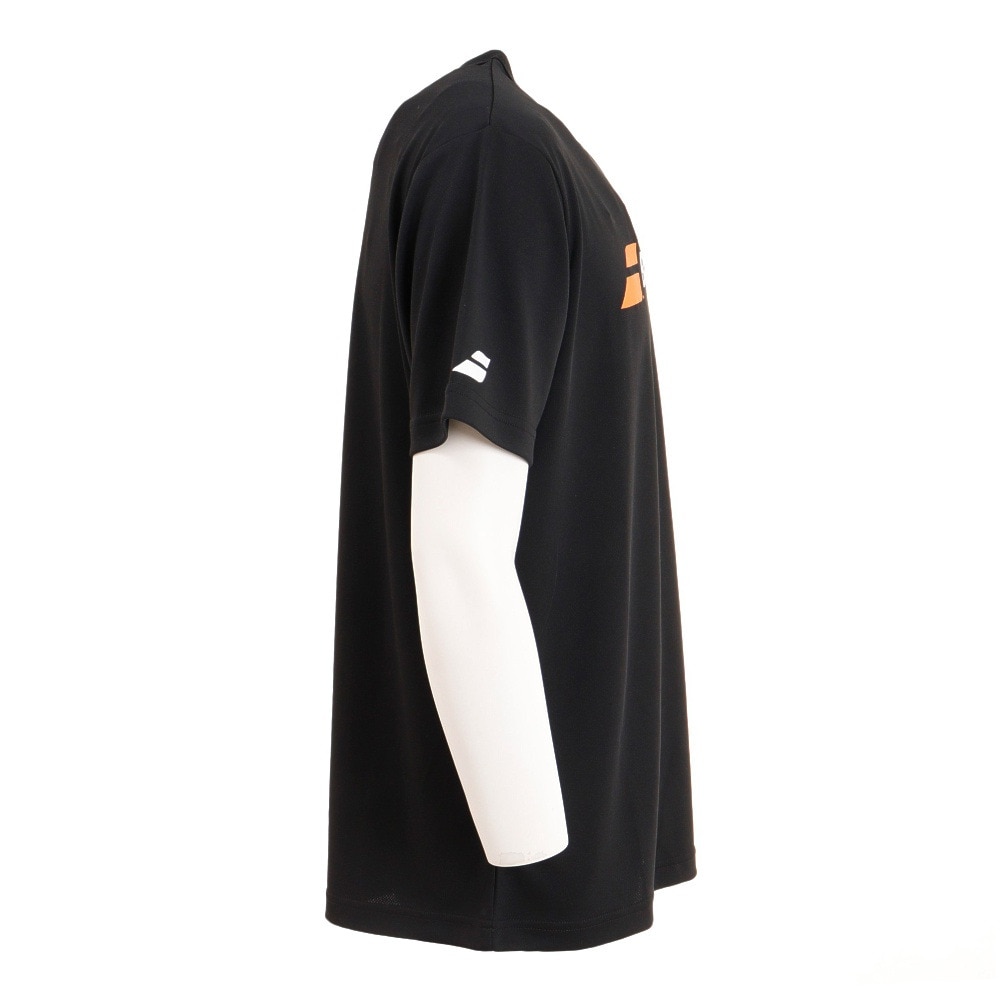 バボラ（BABOLAT）（メンズ）テニスウェア CLUBショートスリーブシャツ BUP1510C BK 速乾