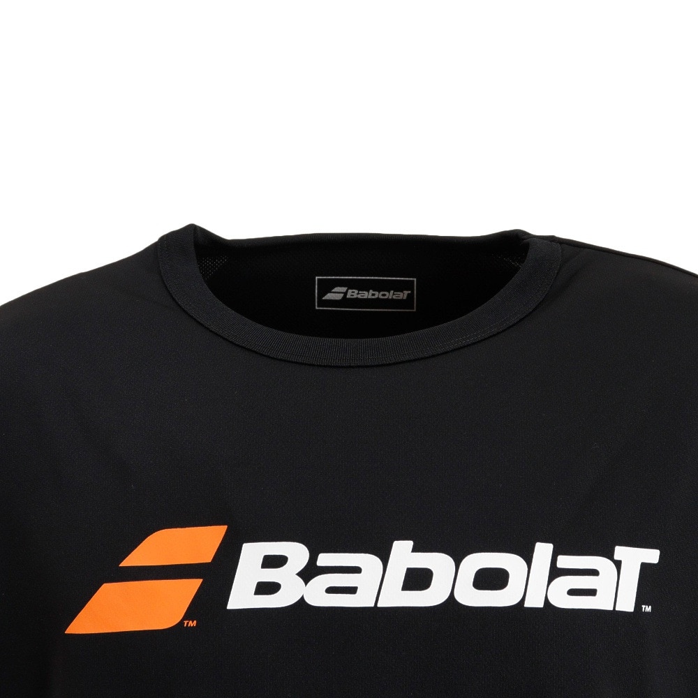 バボラ（BABOLAT）（メンズ）テニスウェア CLUBショートスリーブシャツ BUP1510C BK