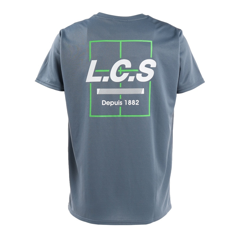 ルコック スポルティフ（Lecoq Sportif）（メンズ）テニスウェア 半袖 Tシャツ 吸汗速乾 QTMTJA01XB LGR