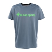 ルコック スポルティフ（le coq sportif）（メンズ）テニスウェア 半袖 Tシャツ 吸汗速乾 QTMTJA01XB LGR