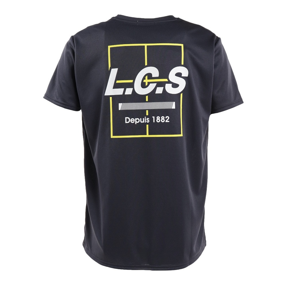 ルコック スポルティフ（Lecoq Sportif）（メンズ）テニスウェア 半袖 Tシャツ 吸汗速乾 QTMTJA01XB SLN