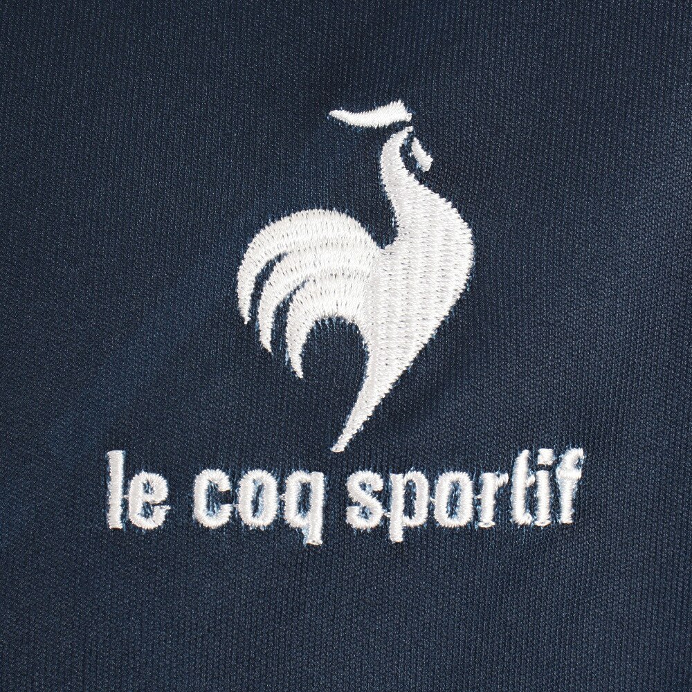 ルコックスポルティフ（lecoqsportif）（メンズ）テニスウェア ゲームシャツ Tシャツ 吸汗速乾 UPF50+ QTMTJA93 NVY