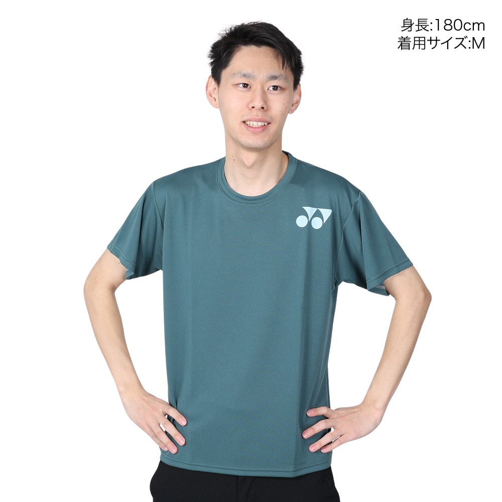 ヨネックス（YONEX）（メンズ）テニスウェア ワンポイントTシャツ RWX23001-648