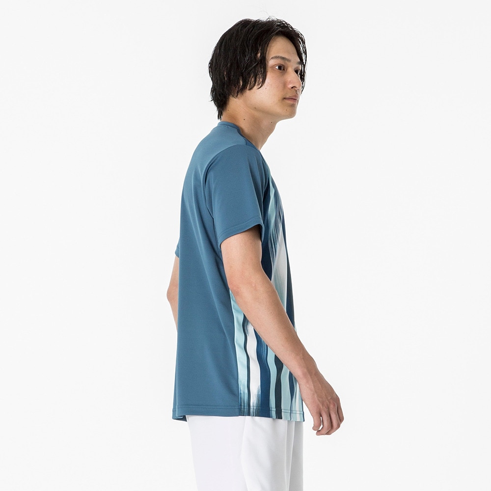 ミズノ（MIZUNO）（メンズ、レディース）テニスウェア N-XTプラクティスシャツ 62JAAZ1217 速乾