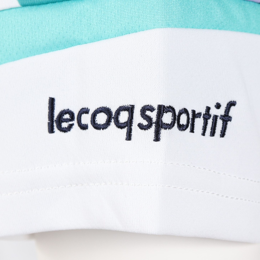 ルコックスポルティフ（lecoqsportif）（メンズ）テニスウェア グラフィックゲームシャツ Tシャツ 吸汗速乾 UPF50+ UVカット QTMVJA01 ML