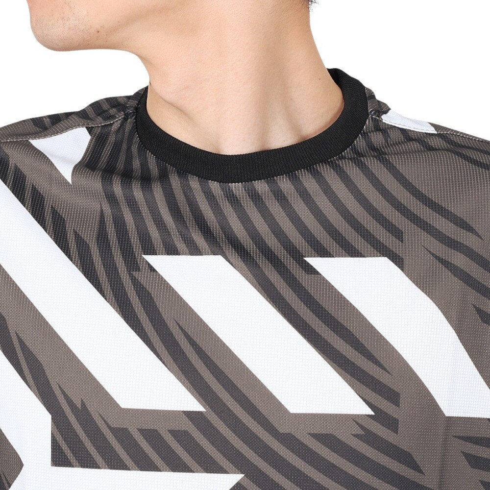 ウイルソン（WILLSON）（メンズ）テニスウェア ステップス プラクティス Tシャツ 紫外線遮蔽率90%以上 UVカット 紫外線対策 吸水速乾 413203-BK