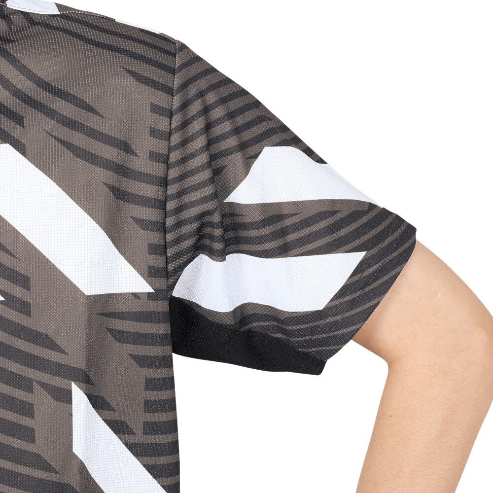 ウイルソン（WILLSON）（メンズ）テニスウェア ステップス プラクティス Tシャツ 紫外線遮蔽率90%以上 UVカット 紫外線対策 吸水速乾 413203-BK