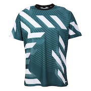 ウイルソン(WILLSON)(メンズ)テニスウェア ステップス プラクティス Tシャツ 紫外線遮蔽率90%以上 UVカット 紫外線対策 吸水速乾 413203-DGN