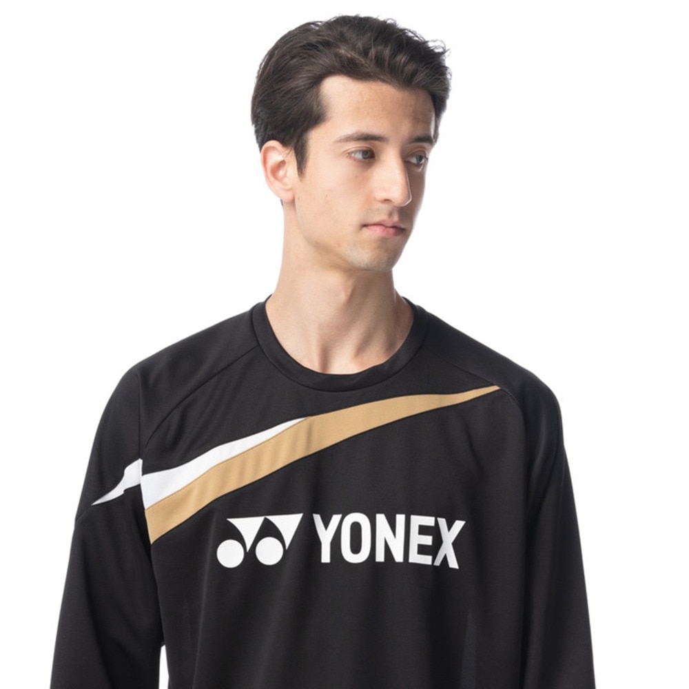 ヨネックス（YONEX）（メンズ、レディース）テニスウェア ユニ長袖Tシャツ 16665Y-007