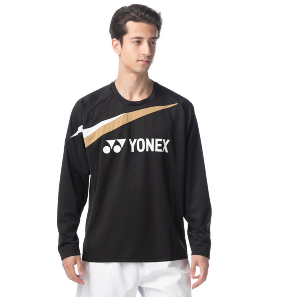 ヨネックス（YONEX）（メンズ、レディース）テニスウェア ユニ長袖Tシャツ 16665Y-007