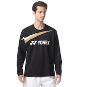 ヨネックス（YONEX）（メンズ、レディース）テニスウェア ユニ長袖Tシャツ 16665Y-007