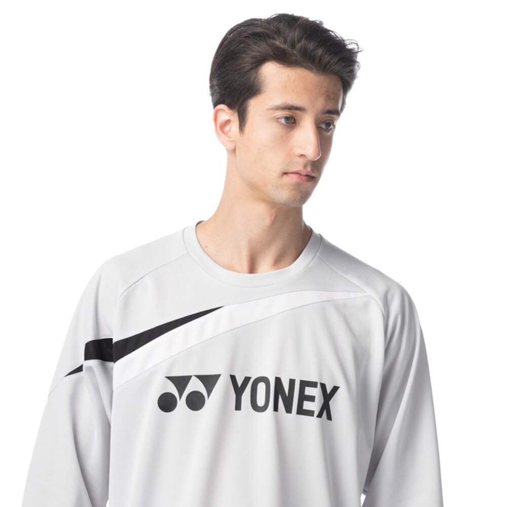 ヨネックス（YONEX）（メンズ、レディース）テニスウェア ユニ長袖Tシャツ 16665Y-326 速乾 UVカット
