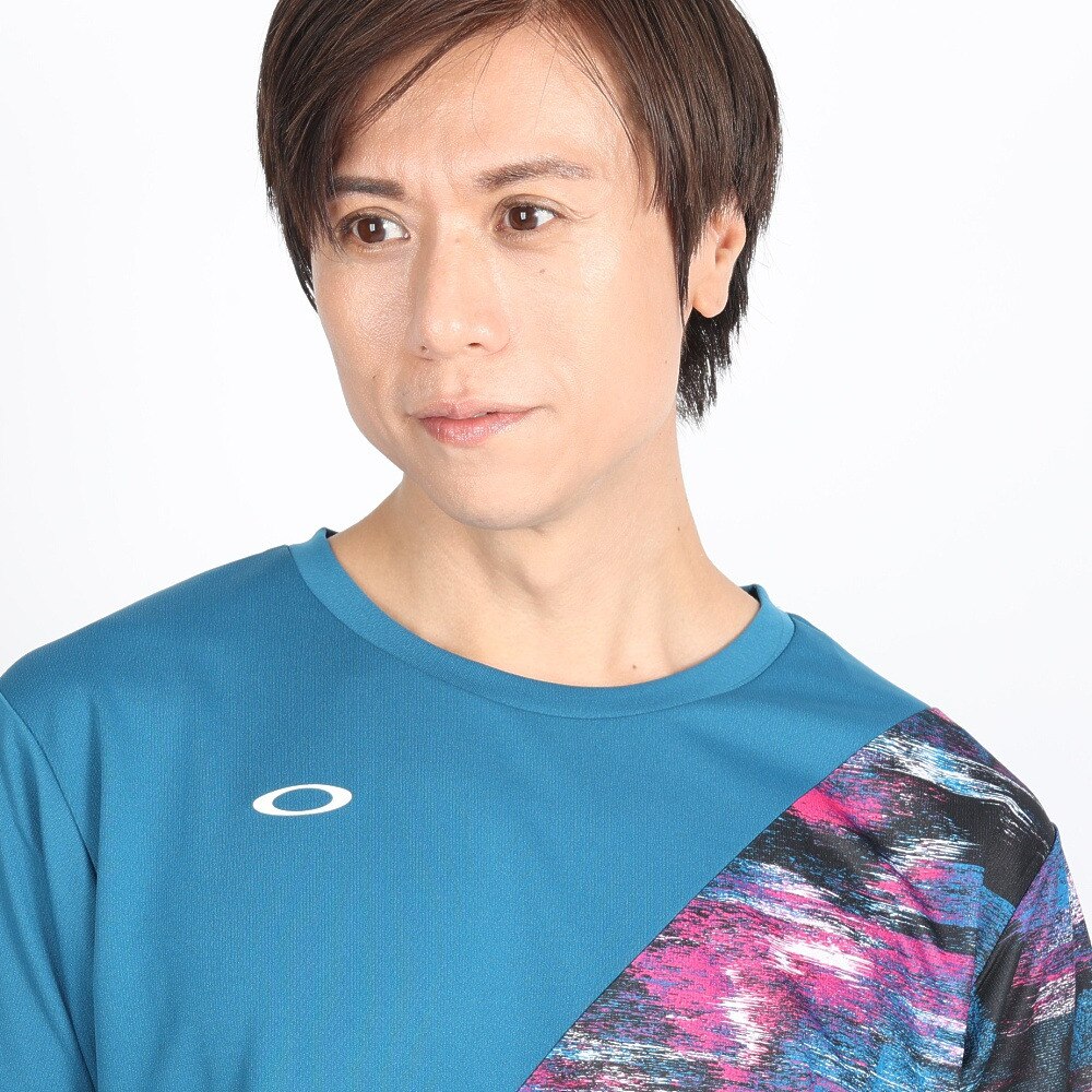 オークリー（OAKLEY）（メンズ）テニスウェア SLANT GRAPHIC 半袖Tシャツ FOA405833-968